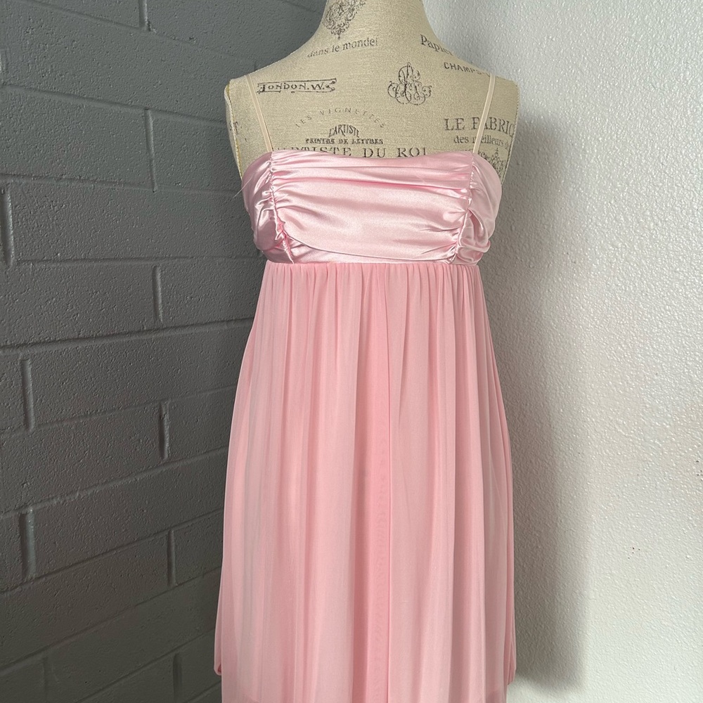 Teeze Me Light Pink Strapless Dress